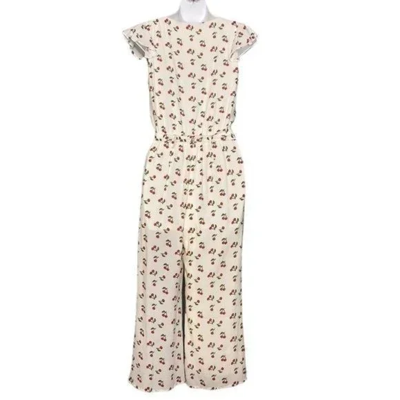SOLD For Love & Lemons Cherry Print Jumpsuit - Picture 3 of 8